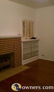 Living room with gas fireplace