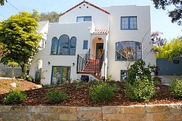 Three story Mediterranean