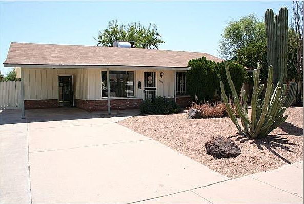 Manicured front yard