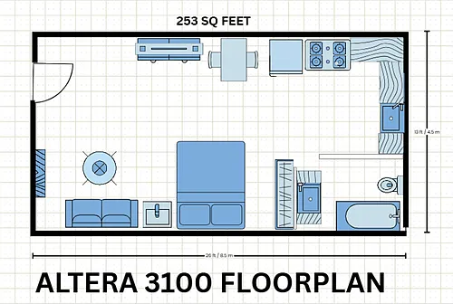 Floor plan Studio