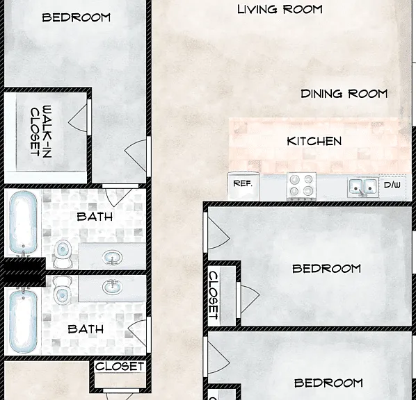Turn1 Floorplan Diagram