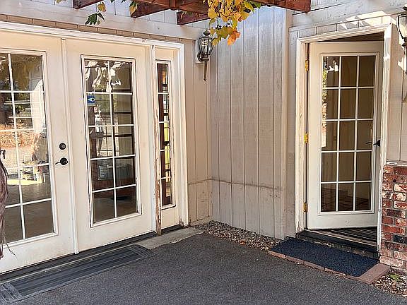 Front door  hobby shop door