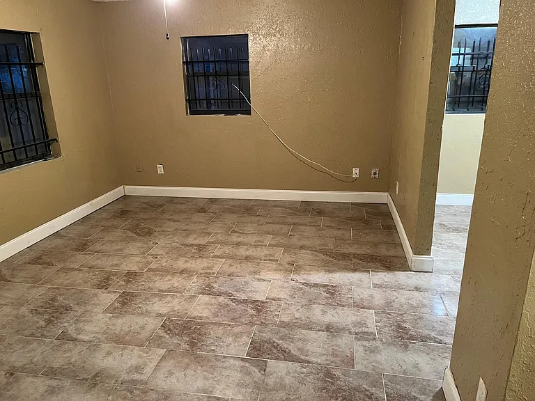 Dining room at ideal distance from kitchen and living room