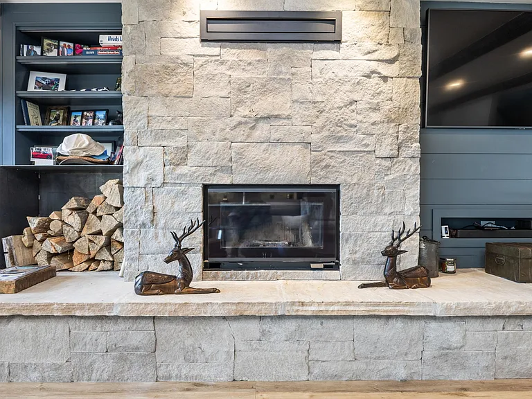 Wood Burning Fireplace