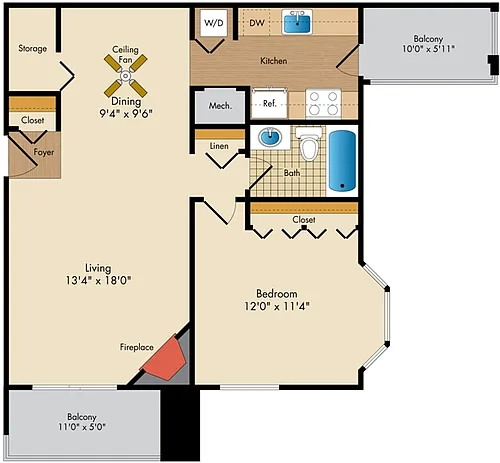 Floor plan A1