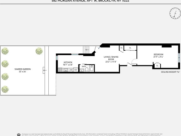 2nd image of 582 Morgan Ave APT 1R