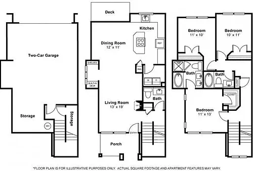 Floor plan Cougar - Townhome