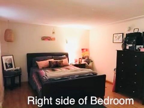 Bedroom has 2 spaces. This is to the right as you enter the BR.