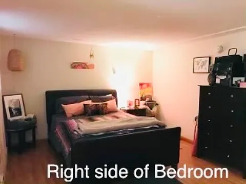 Bedroom has 2 spaces. This is to the right as you enter the BR.