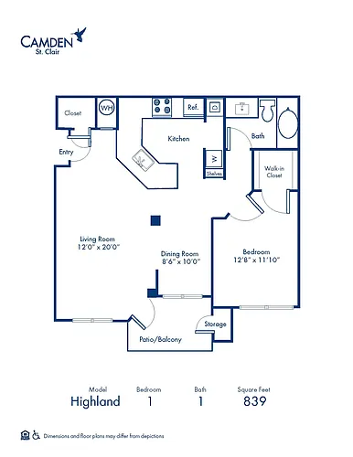 Floor plan Highland