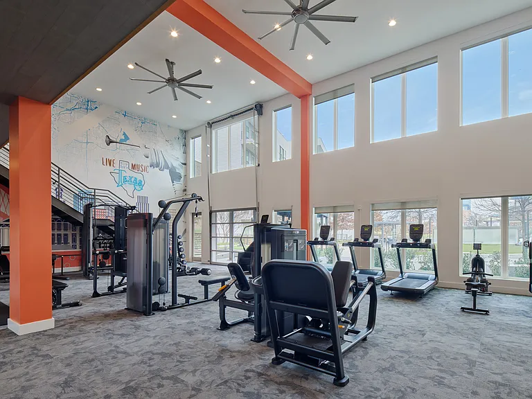 North Building 24-Hour Cardio and Strength Training Fitness Center with Peloton Row/Bike and Pilates Reformer