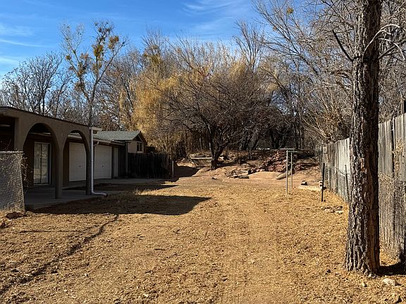 Fenced yard