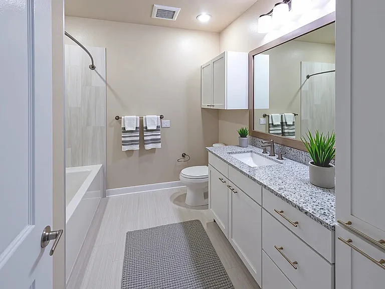 Residence C Bath (virtually staged)