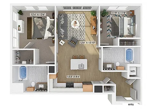 Floor plan B02