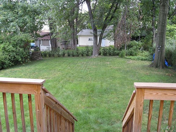 Looking Off Deck at Backyard