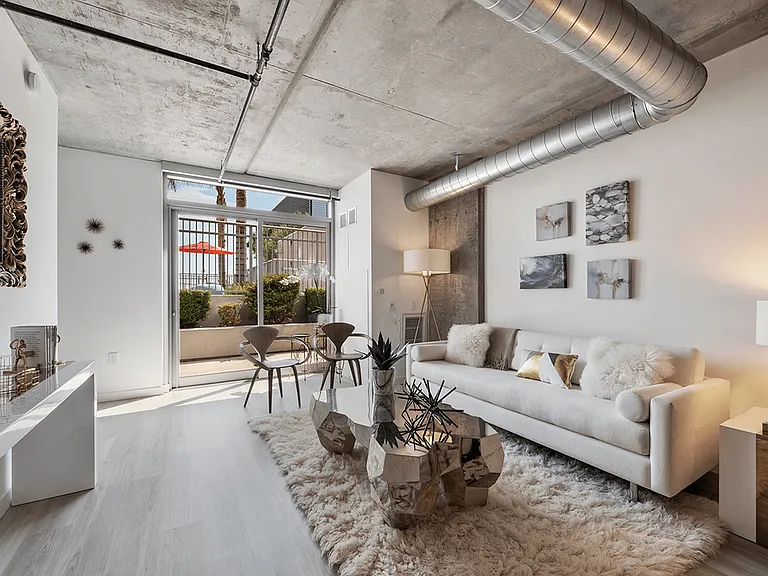 2 Bedroom Model Living Room with Private Terrace