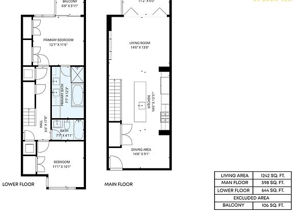4th image of 210 Salter St #Townhouse 509