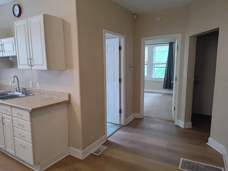 Hallway facing Bedroom 1