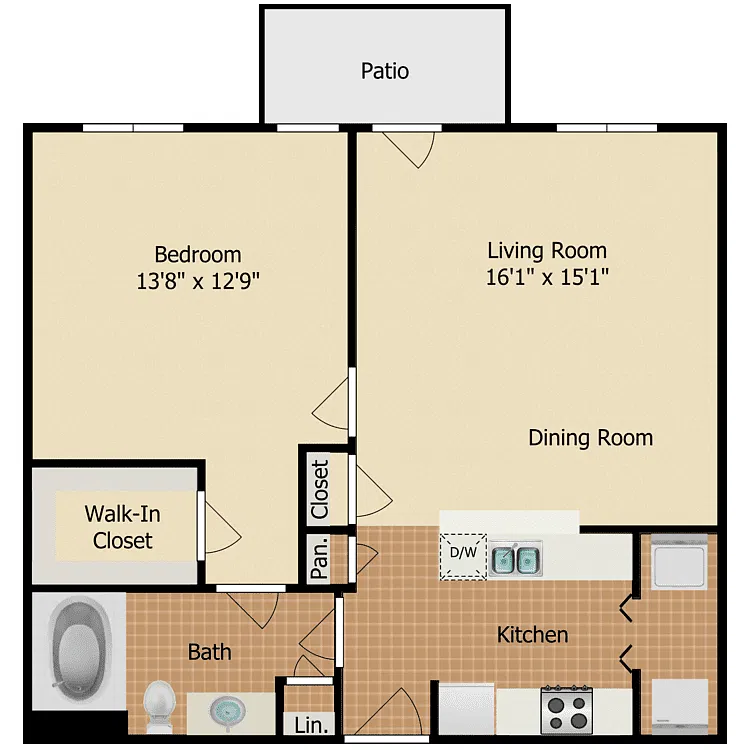 Floor plan Marlborough
