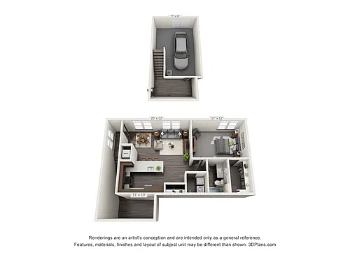Floor plan 1E