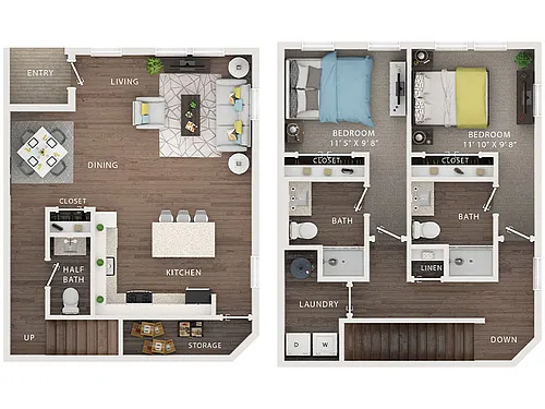 Floor plan Fulton