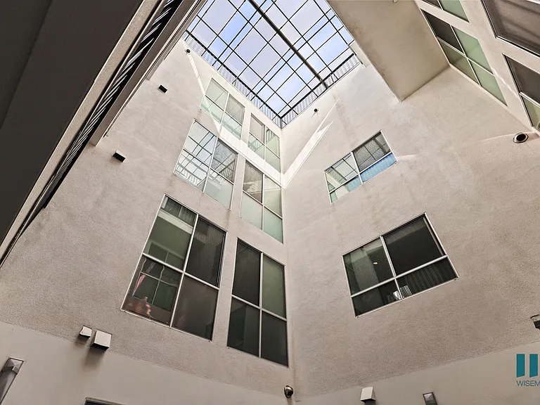 Interior Courtyard with Skylights