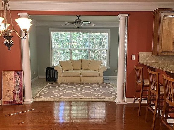 Sunroom off kitchen. 