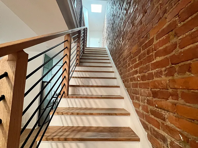 upstairs