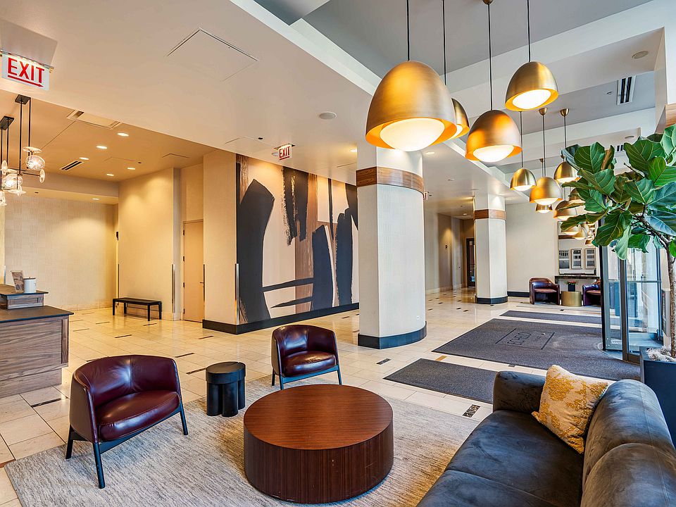 A lobby designed for modern living