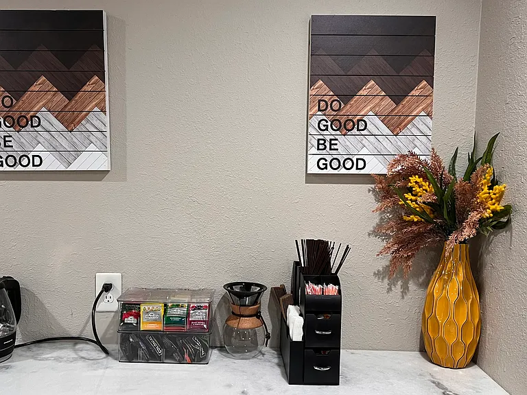 Kitchen-Coffee Area- Furnished