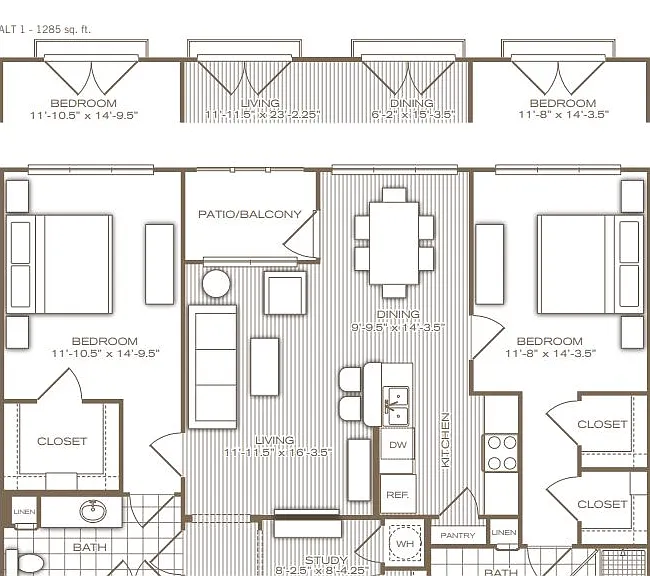 2 Bed 2 Bath 2 Bed 2 Bath