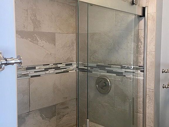 Redone master bathroom