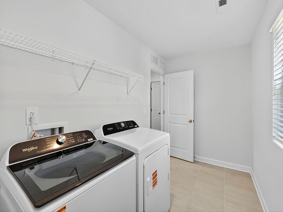 Laundry Room in the Dakota floorplan at a Meritage Homes community in Charlotte, NC.