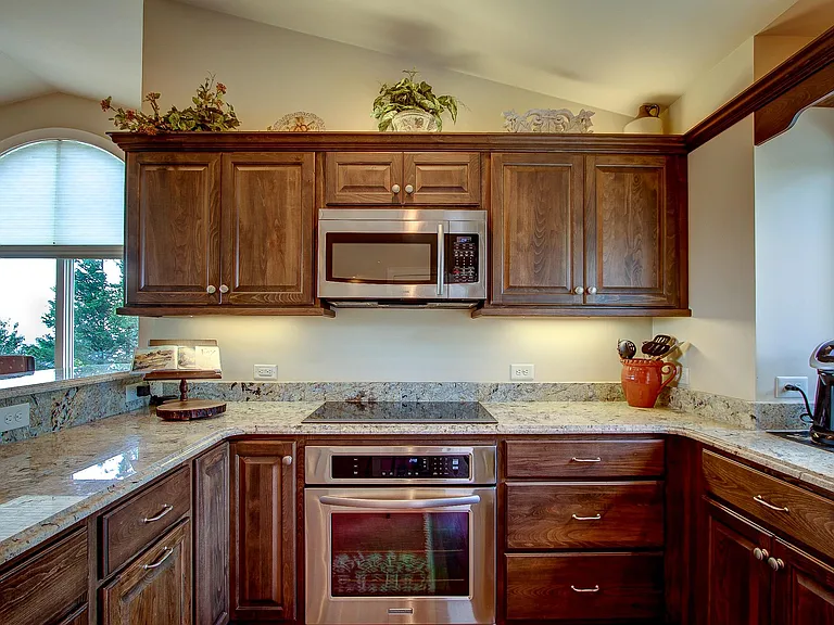 High end kitchen is fully stocked!