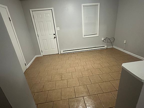 Living room from eat-in kitchen view