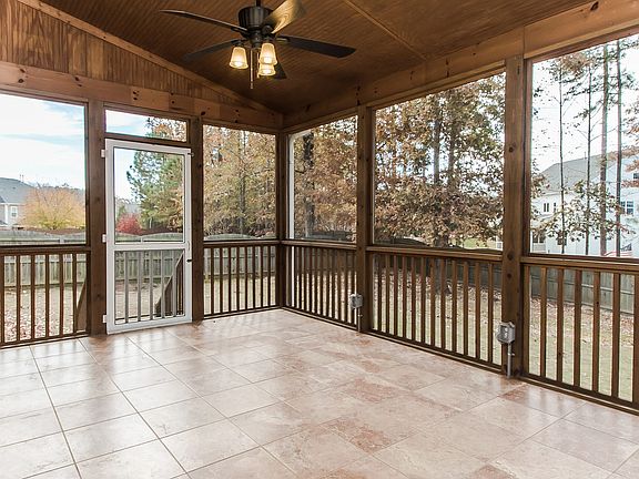 large screened porch