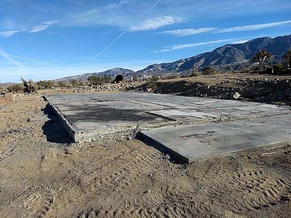 30' x 60' slab + extra slab 