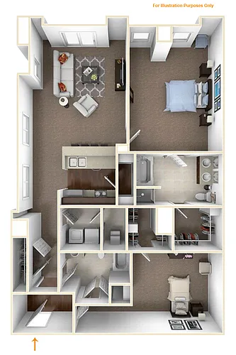 Floor plan Furnished Corp Suite
