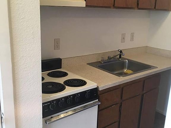 kitchen , and disposer underneath the sink