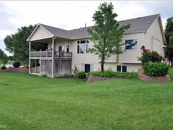 Upper deck with lake view
