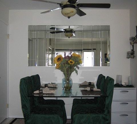 Dining Room w/new fan