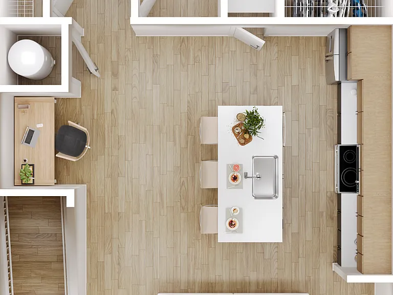 Bungalow 3 x 3 B_L1 Bungalow 3 x 3 B_L1