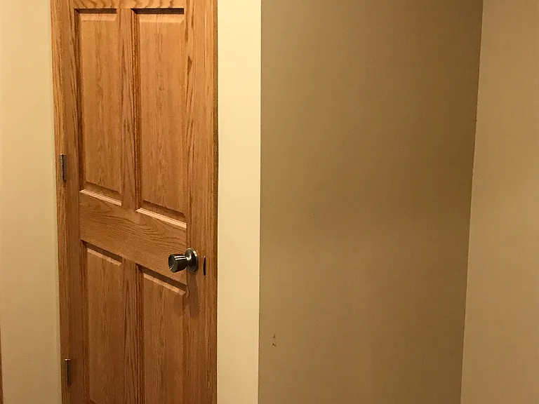 Large pantry area in laundry room