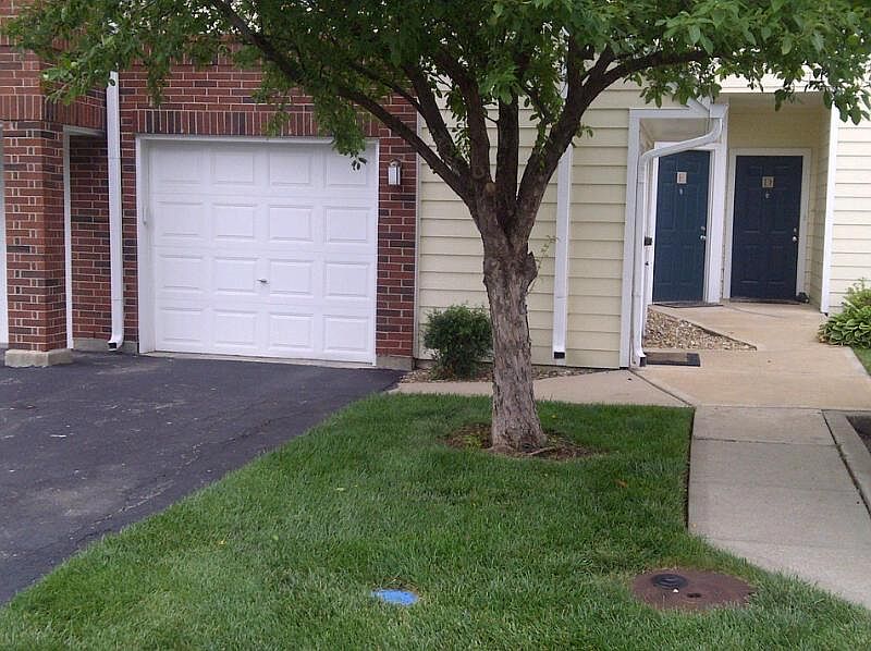 Garage with door closed