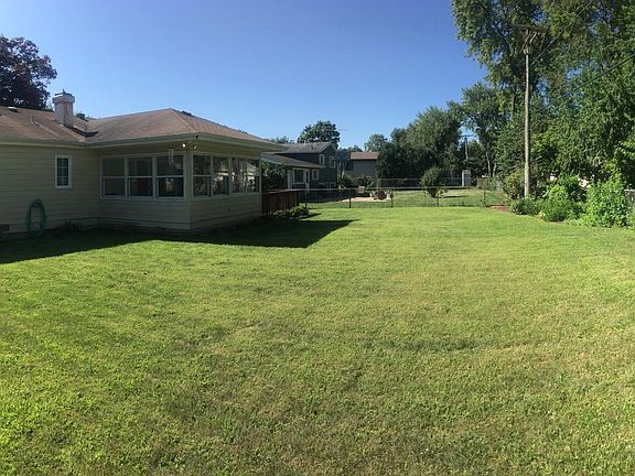 From large fenced back yard