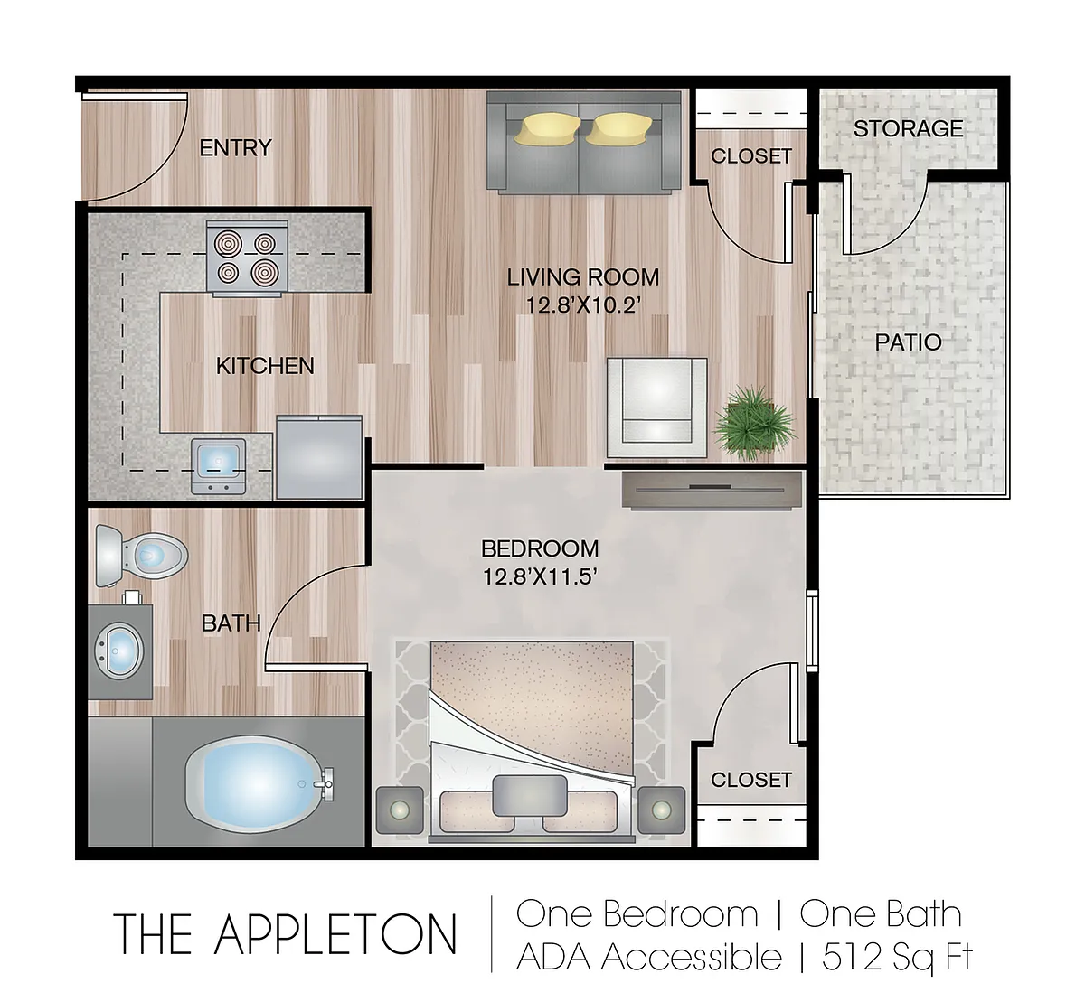 Floor plan The Appleton Premium