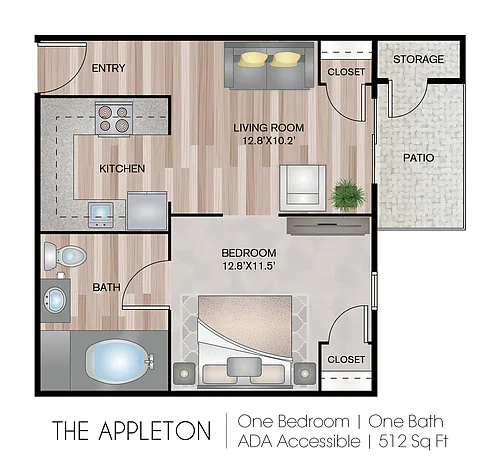 Floor plan The Appleton Premium Plus