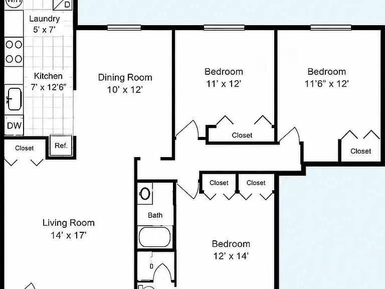 Willow 3BR/2BA Willow 3BR/2BA