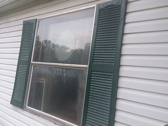 We painted shutters green 