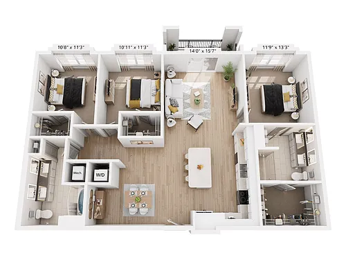 Floor plan Woodland